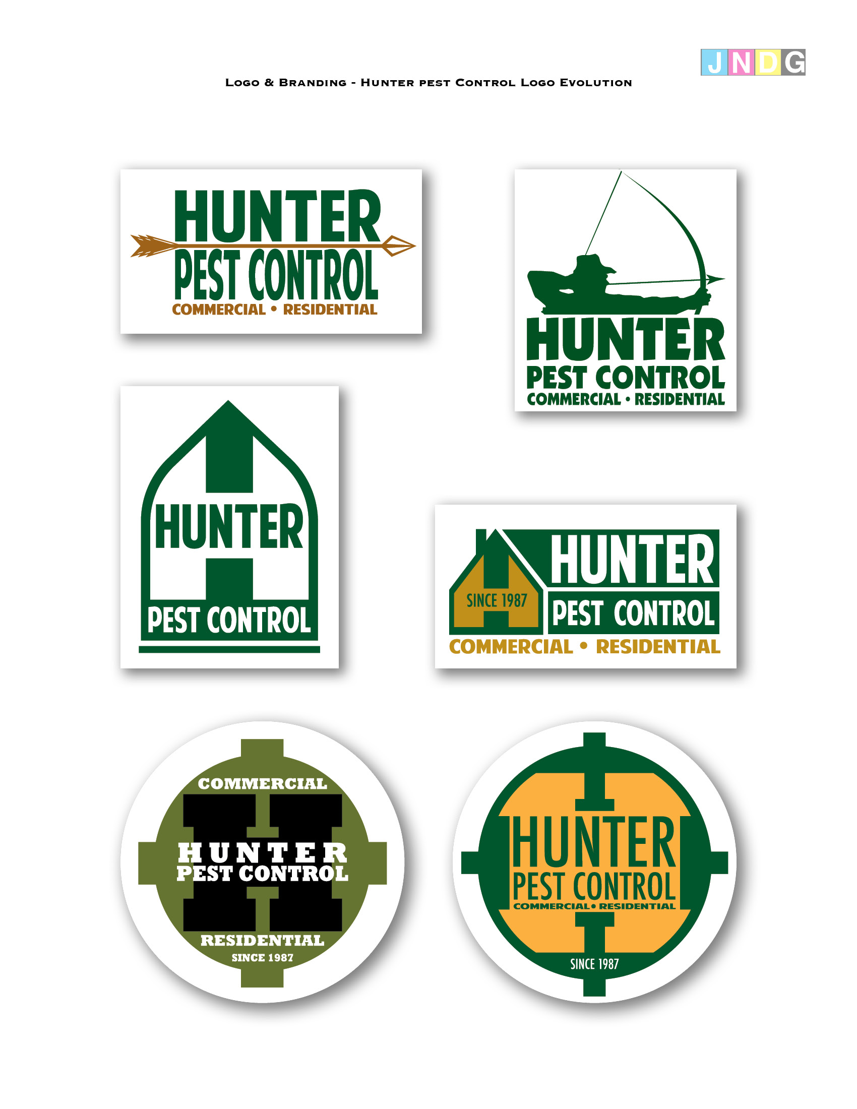Business Identity and Branding - Hunter Pest Control
